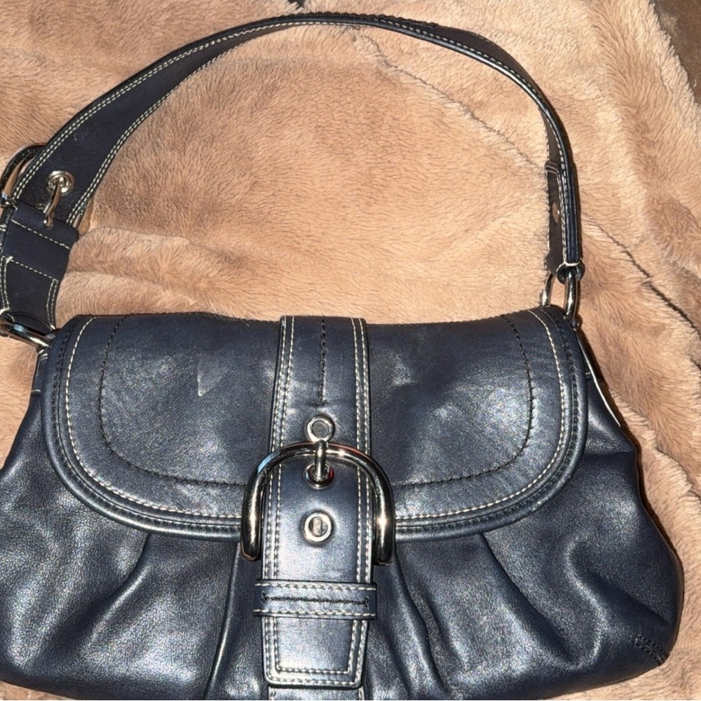 Vintage black coach bag